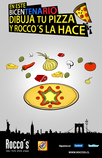 Dibuja tu pizza